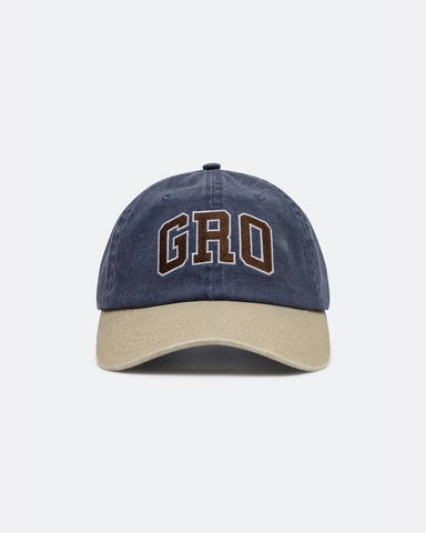 Two Tone Light Washed Cap - Navy