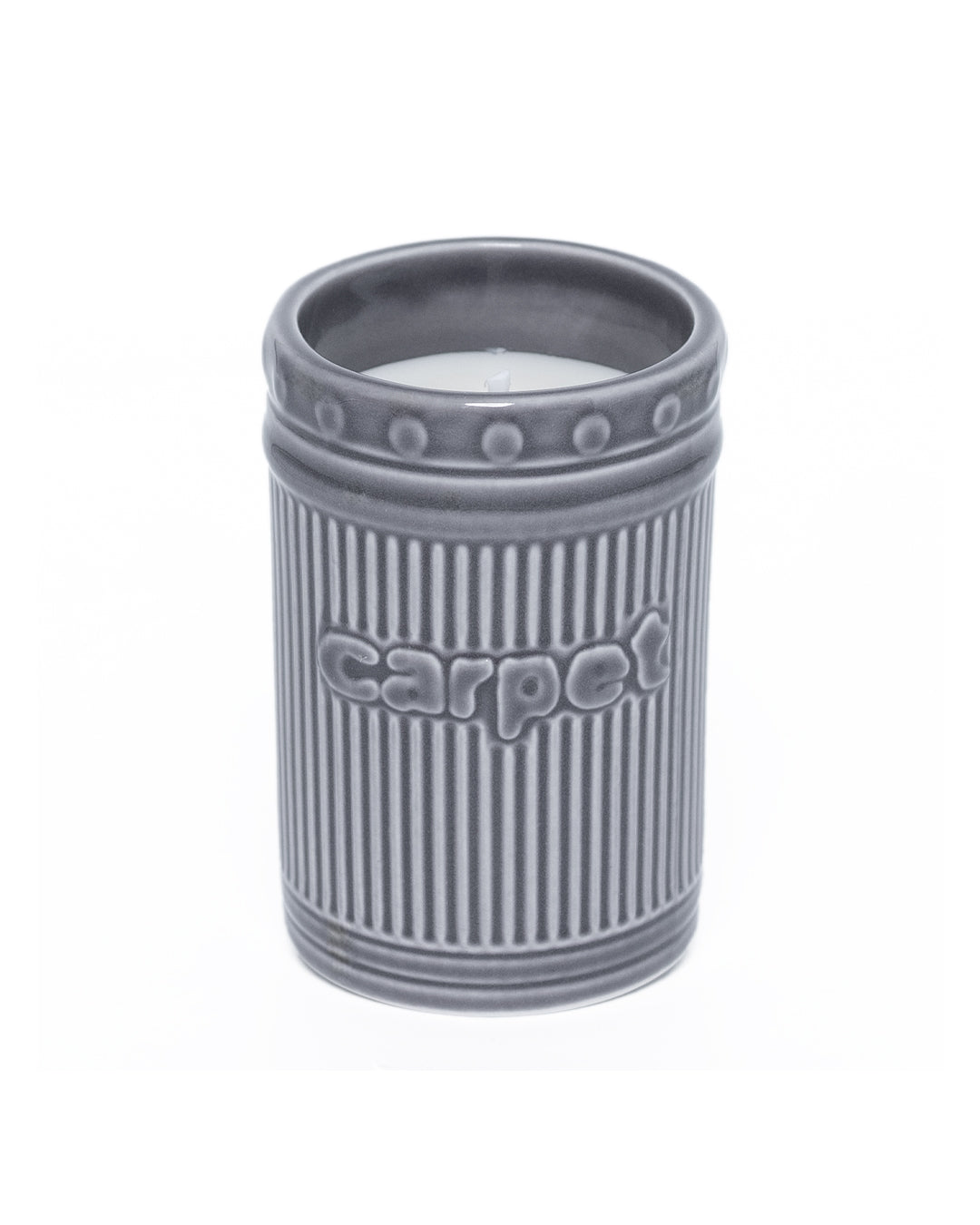 A Eckhaus Latta Shirt pictured on a model in front of a white background. The title of the product is Eckhaus Latta Eclipse Turtleneck - Stone and the image was taken by 199A®.