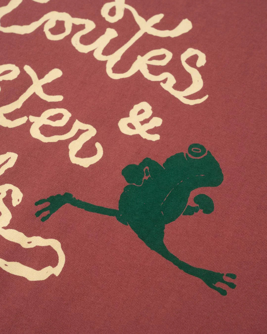 A Eckhaus Latta Shirt pictured on a model in front of a white background. The title of the product is Eckhaus Latta Eclipse Turtleneck - Stone and the image was taken by 199A®.