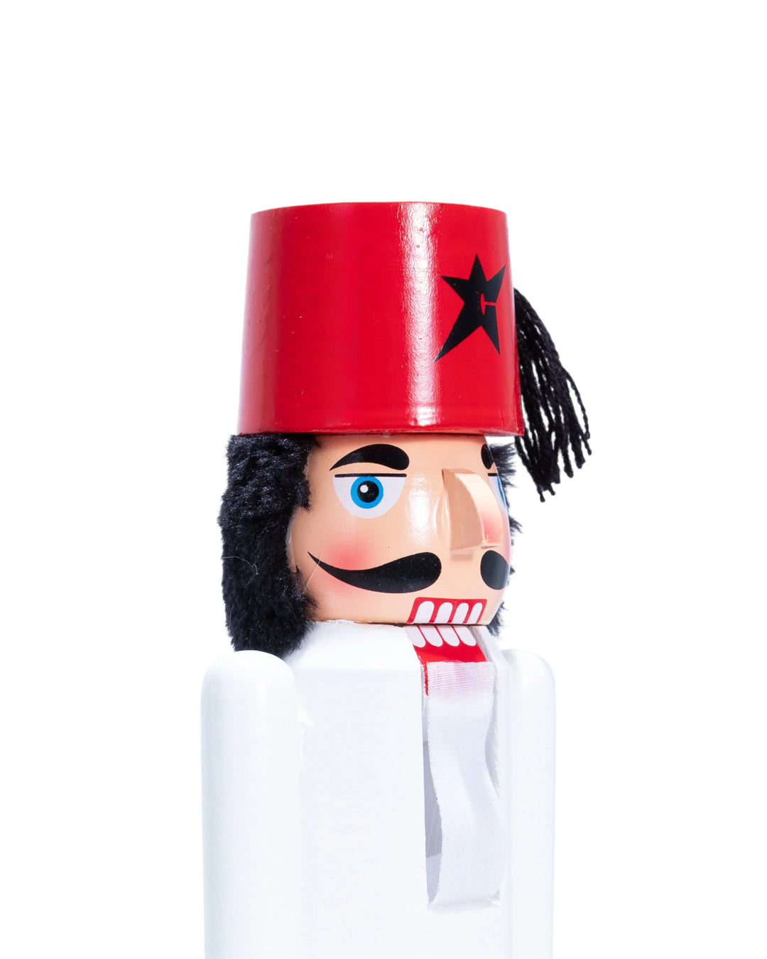 A Eckhaus Latta Shirt pictured on a model in front of a white background. The title of the product is Eckhaus Latta Eclipse Turtleneck - Stone and the image was taken by 199A®.