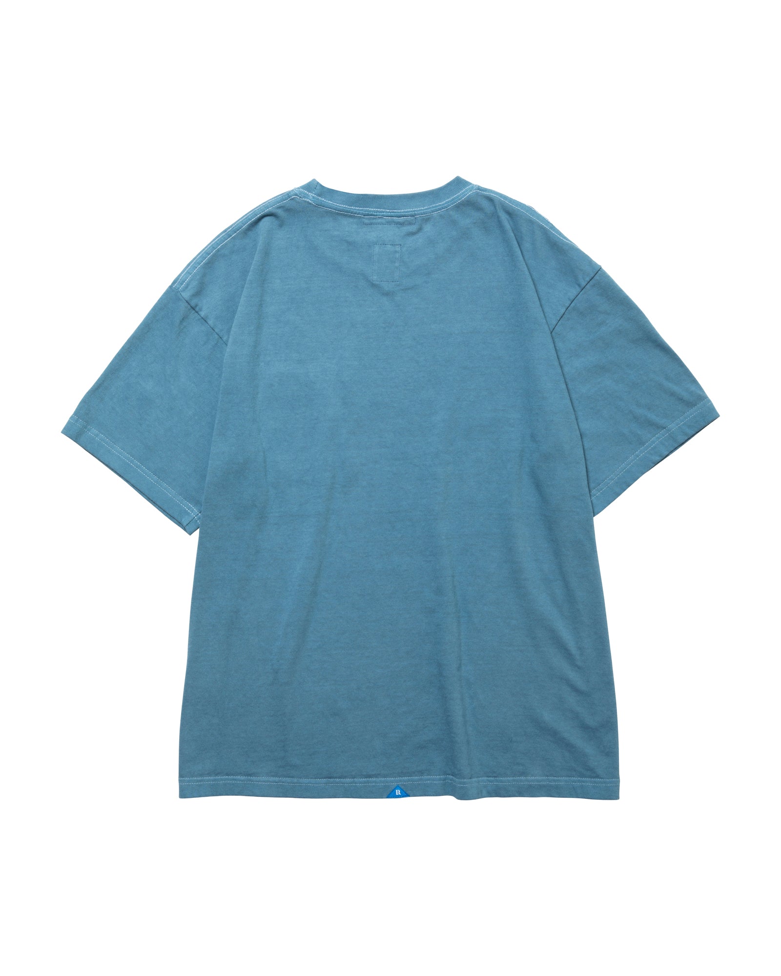 A Eckhaus Latta Shirt pictured on a model in front of a white background. The title of the product is Eckhaus Latta Eclipse Turtleneck - Stone and the image was taken by 199A®.