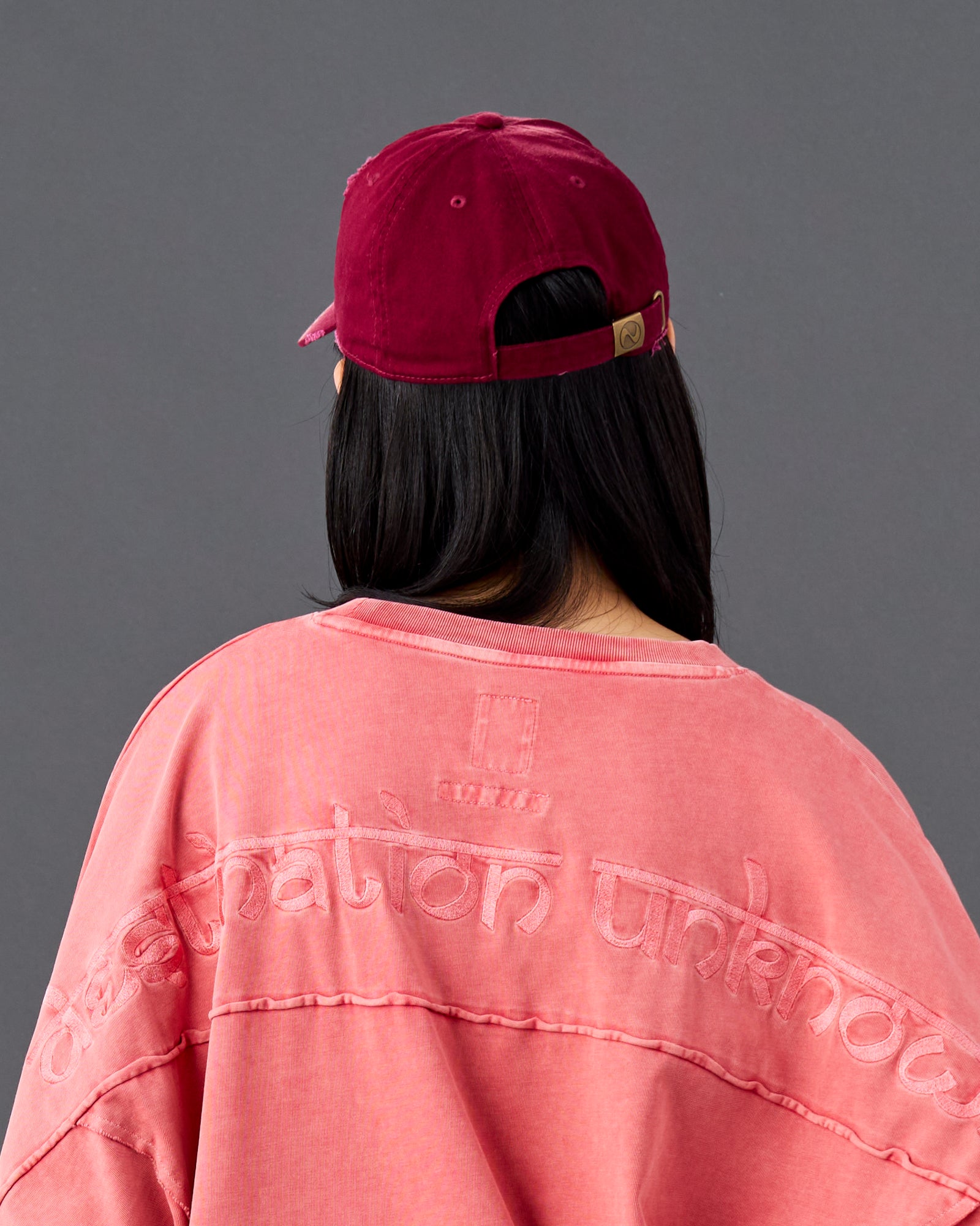 A Eckhaus Latta Shirt pictured on a model in front of a white background. The title of the product is Eckhaus Latta Eclipse Turtleneck - Stone and the image was taken by 199A®.