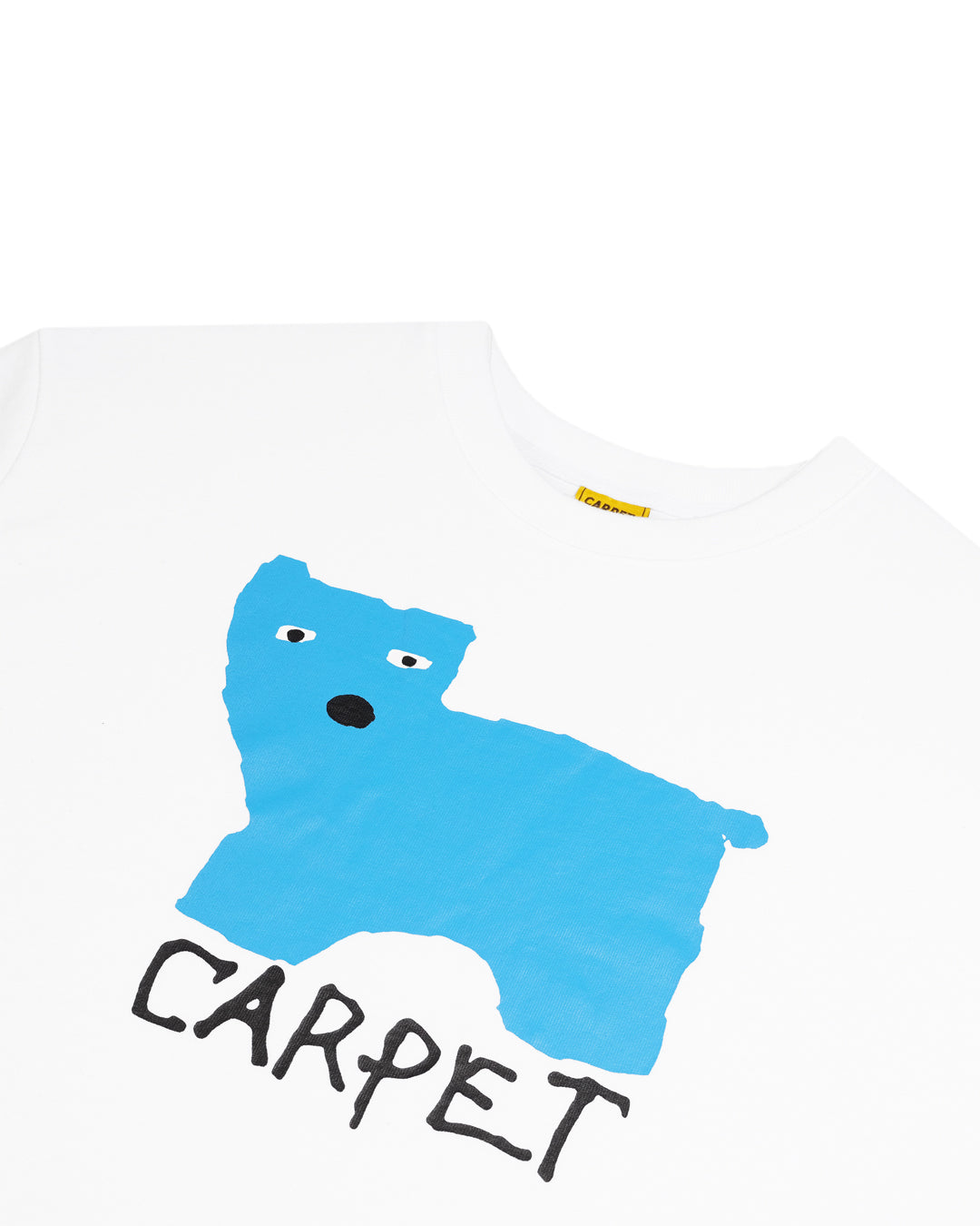 A Eckhaus Latta Shirt pictured on a model in front of a white background. The title of the product is Eckhaus Latta Eclipse Turtleneck - Stone and the image was taken by 199A®.