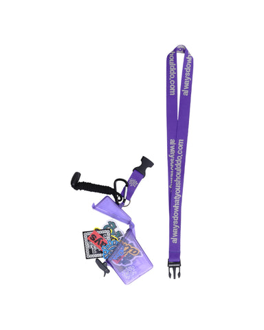 Lanyard Case - Clear Purple