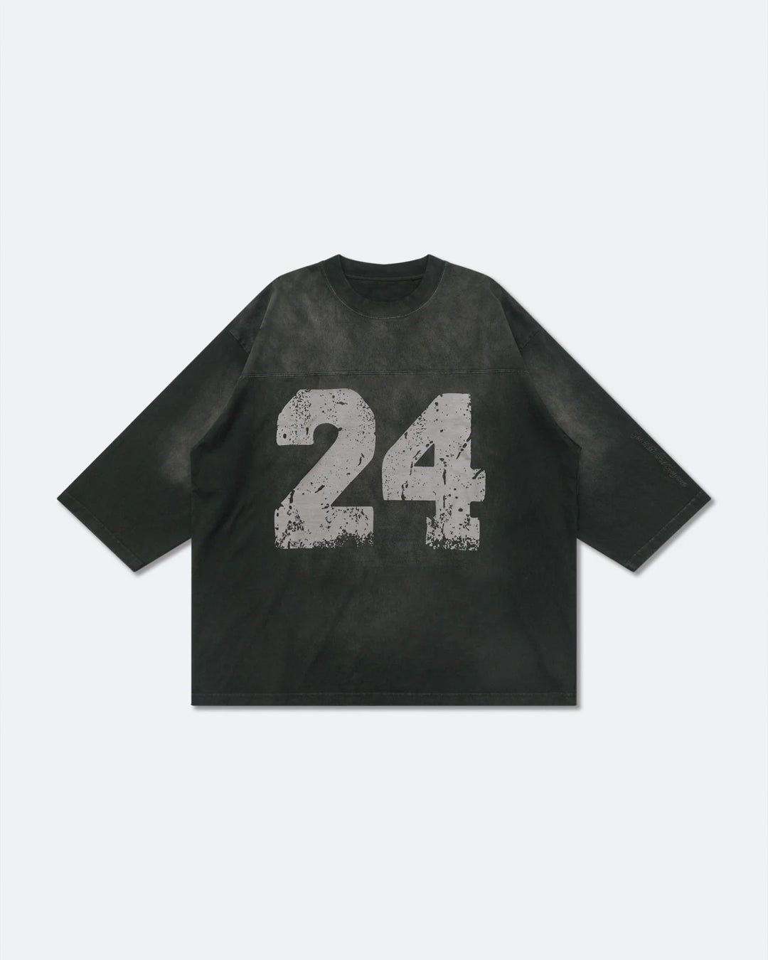 A Eckhaus Latta Shirt pictured on a model in front of a white background. The title of the product is Eckhaus Latta Eclipse Turtleneck - Stone and the image was taken by 199A®.