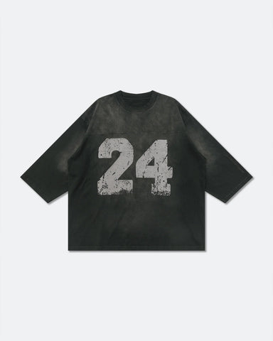 GROCERY WASHED 24 MID SLEEVE TEE - WASHED GREEN