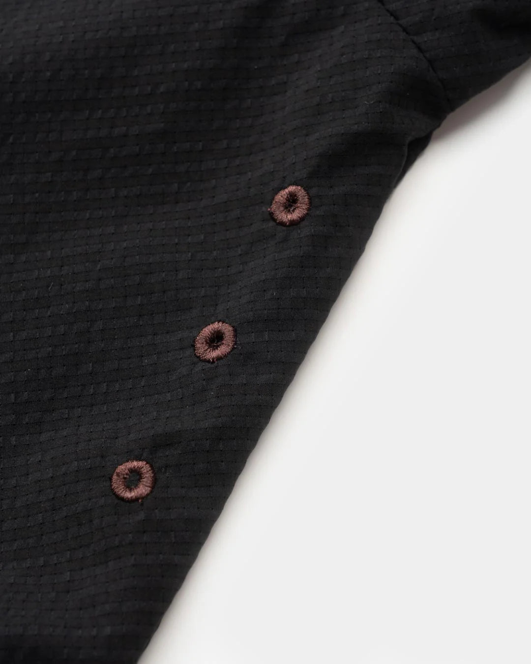 A Eckhaus Latta Shirt pictured on a model in front of a white background. The title of the product is Eckhaus Latta Eclipse Turtleneck - Stone and the image was taken by 199A®.