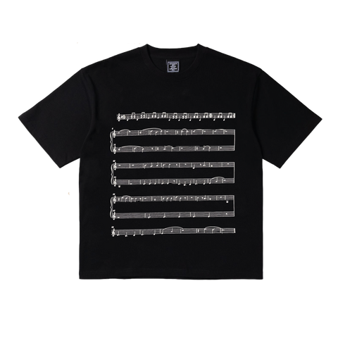 Partition Tee - Black