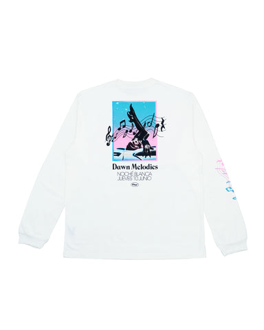 KU LS Tee - White