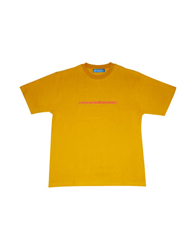 Core Logo Oversized Mustard Tee