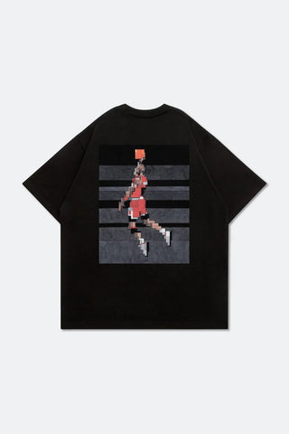 Hang Time Tee by Adam Lister - Black