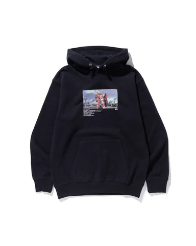 Xlarge x Gundam Pullover Hooded Sweat - Black