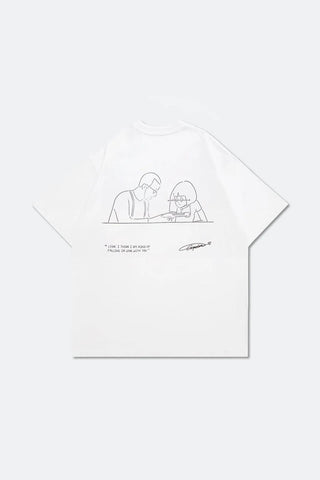 Leon and Matilda Tee By Cupid - White