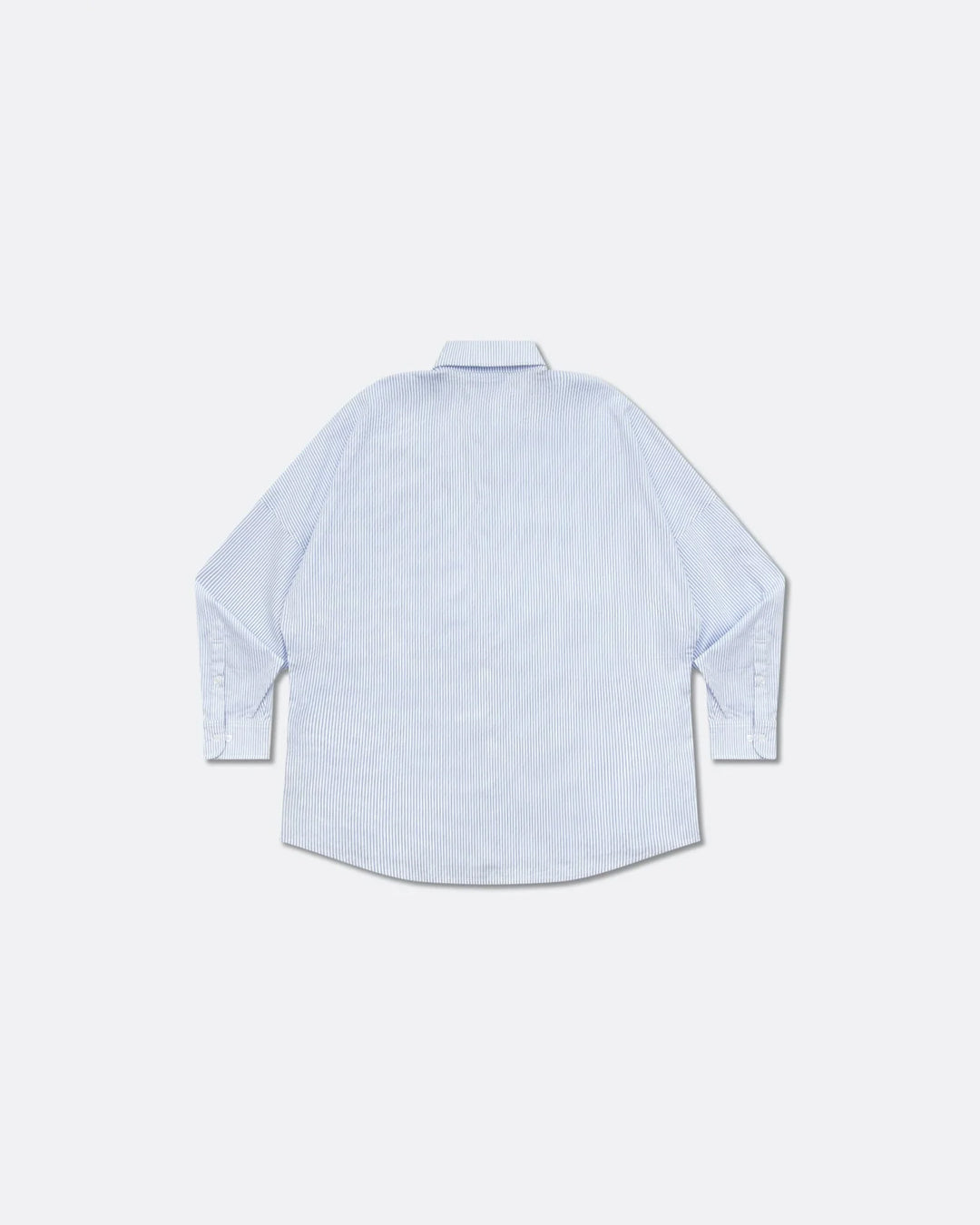 A Eckhaus Latta Shirt pictured on a model in front of a white background. The title of the product is Eckhaus Latta Eclipse Turtleneck - Stone and the image was taken by 199A®.