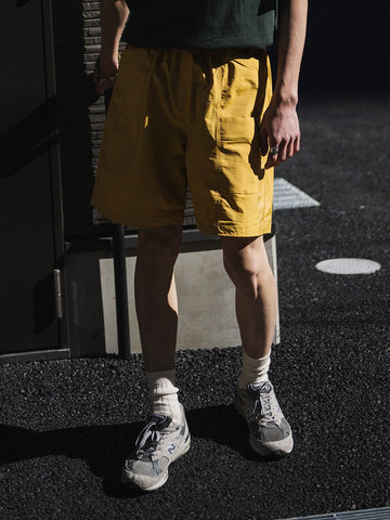 6 Pocket Easy Shorts - Retro Yellow